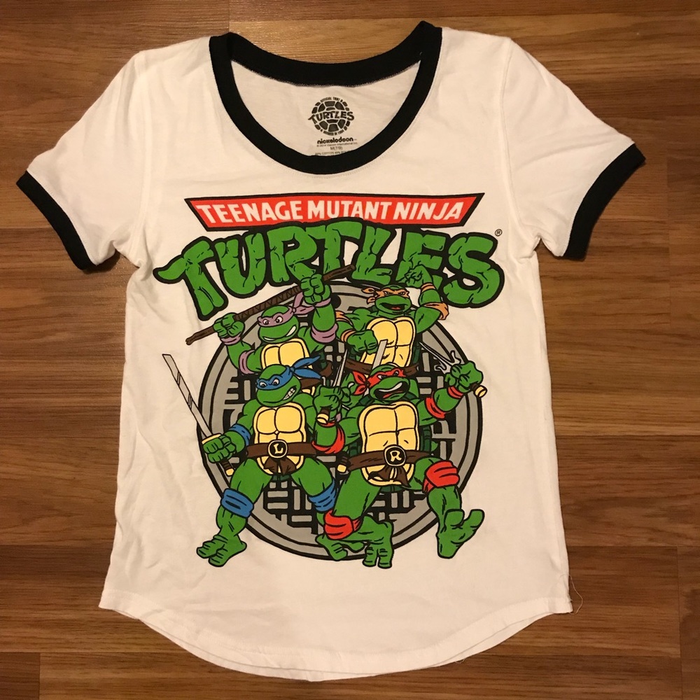 Juniors TMNT T-shirt Size Med 7/9